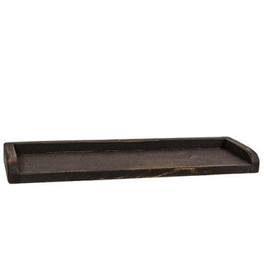 Aged Wood Toilet Tank Cover Black - The Fox Decor